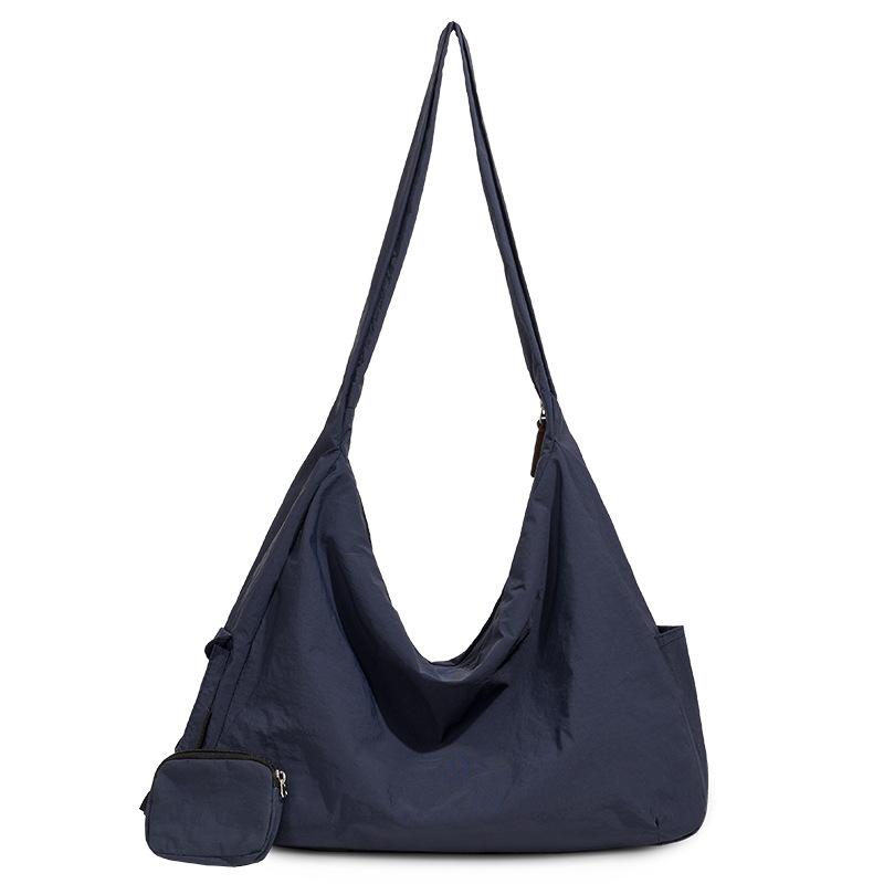 

Сумка через плечо Женская сумка на плечо Большая вместимость Сумка под мышку синий