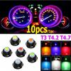 10Pcs T3 4.2 4.7 High Brightness LED Bulb for Car Interior Dashboard Instrument Light Dashboard Warming Indicator
