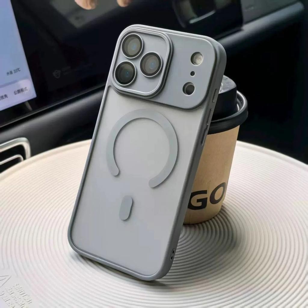 Original Matte Translucent Lens Protect Magsafe Phone Case For iPhone 17 17 Air 17Pro 17 Pro Max Magnetic Wireless Charge Cover