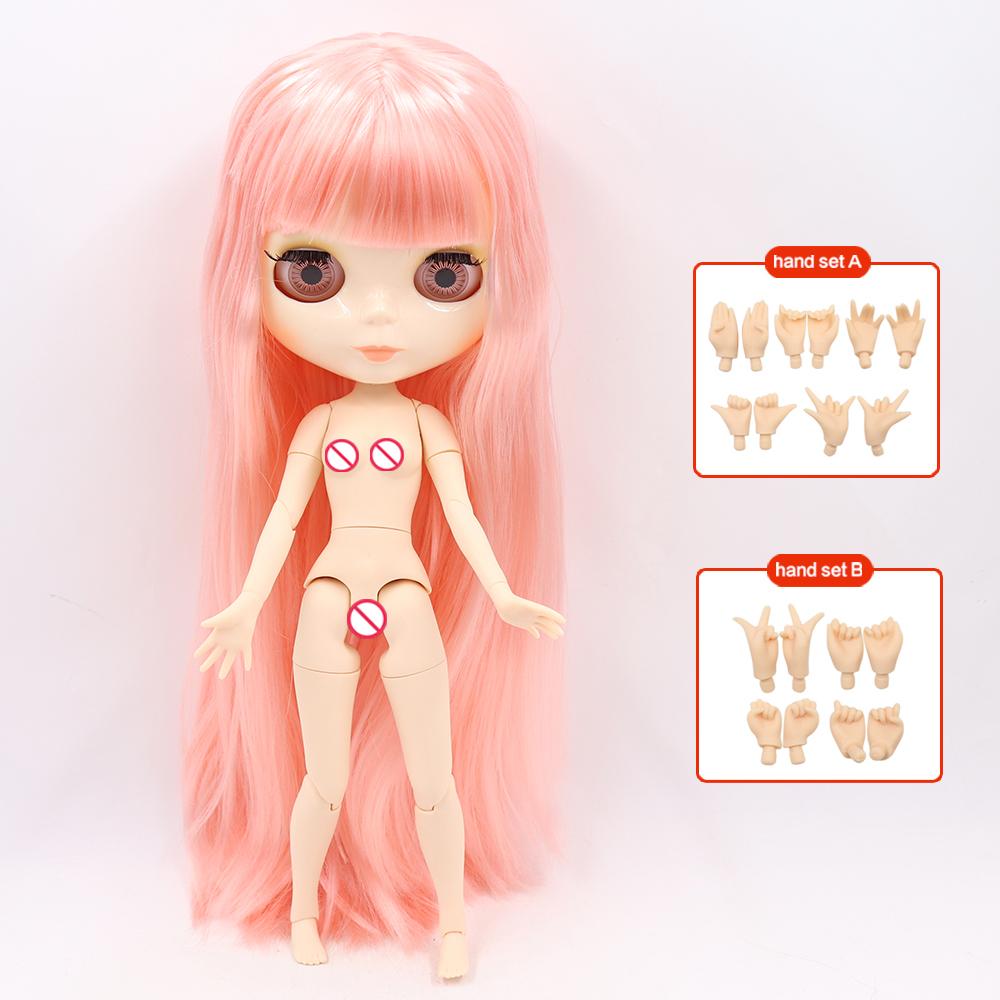 ICY DBS Κούκλα Blyth Αρθρωτό Σώμα 30CM Κούκλα BJD Λευκό Γυαλιστερό Πρόσωπο και Ματ Πρόσωπο με Επιπλέον Χέρια AB και Πάνελ 1/6 DIY Μοντέρνα Κούκλα
