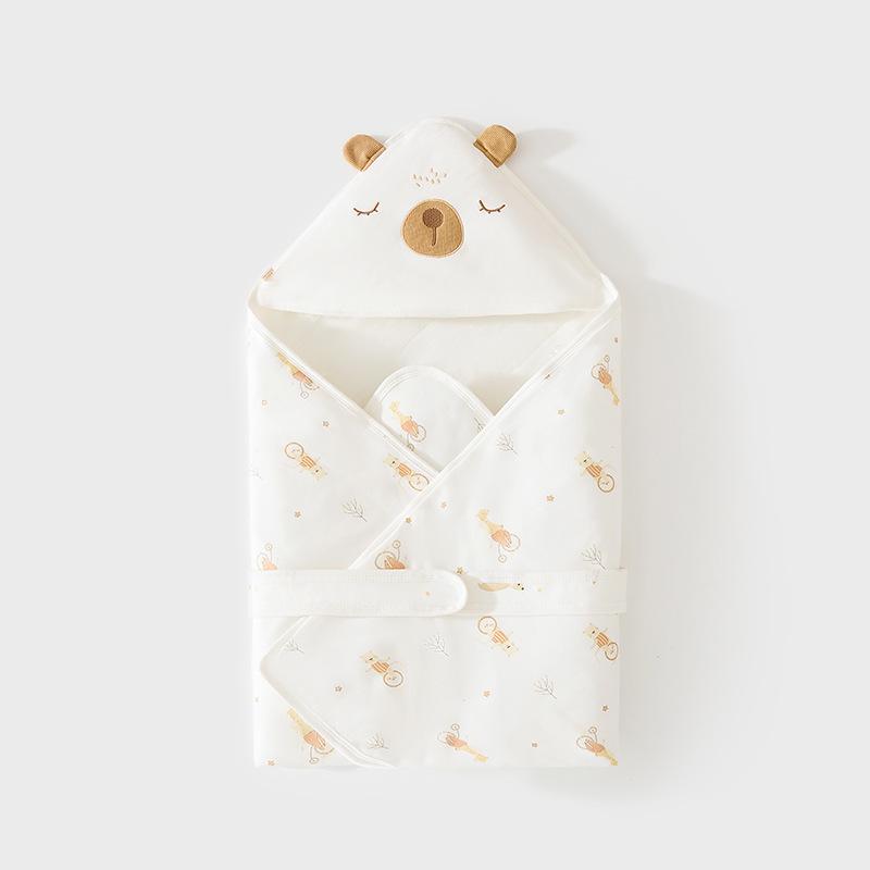 Pure Cotton Newborn Blanket 60g - Swaddle Quilt for Spring & Autumn