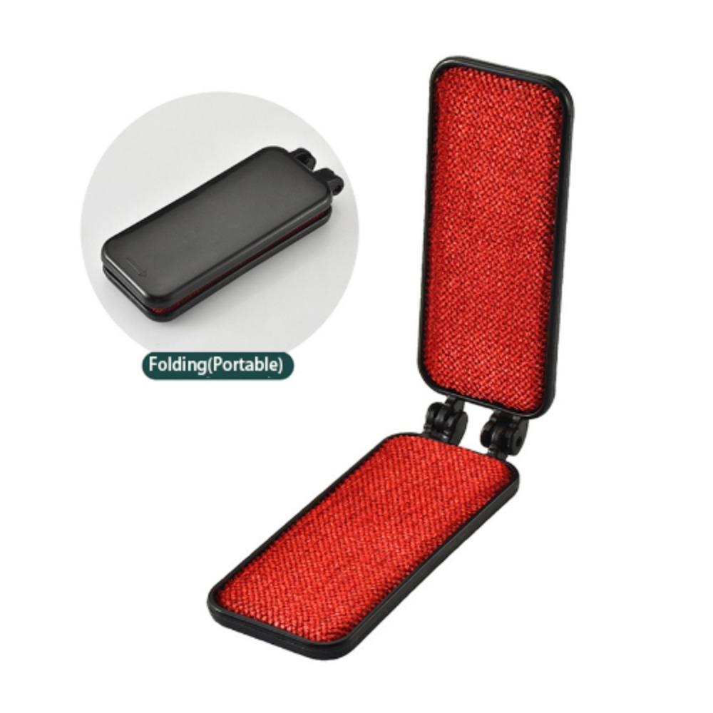 Portable Multifunctional Clothes Lint Remover Double-sided Folding Static Hair Removal Brush Household Lint Cleaning Accessories