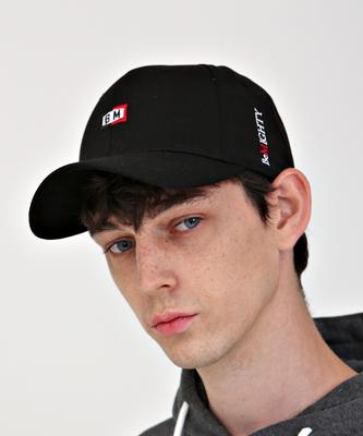 Black B Mighty Symbol Embroidered Ball Cap