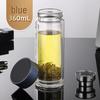 Fuguan Double-Layer Borosilicate Glass Water Bottle