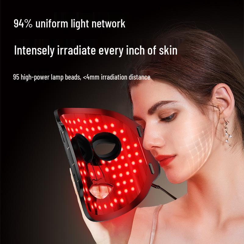 LED Seven-Color Photon Rejuvenation Mask - Beauty Light Therapy Instrument for Home Use