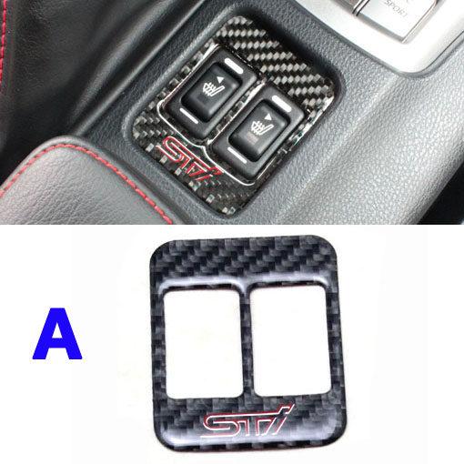For Subaru BRZ Central Control Carbon Fiber Door Panel Steering Wheel Trim Interior Decor Accessories yu0