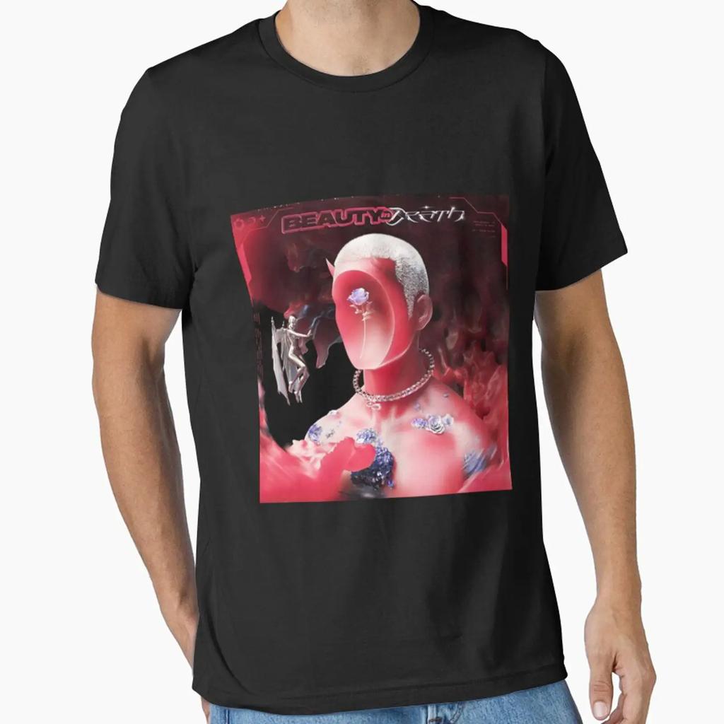 Chase Atlantic La Beaut Dans Mort Poster Essential T Shirt Vintage Versatile Top For Everyday Wear Slightly Unisex