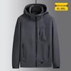 Dibinze Men's Plus Size Detachable Hood Padded Jacket