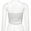 Frauen Sexy V-ausschnitt Leibchen Seidig Weiche Stoff Crop Tops Mädchen Schlank Party Club Sling Tank Tops Weibliche Harajuku Sommer Neue