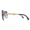 Excellent CHANEL Other Accessories Pilot Shape Sunglasses Logo rhinestones4284-B Used