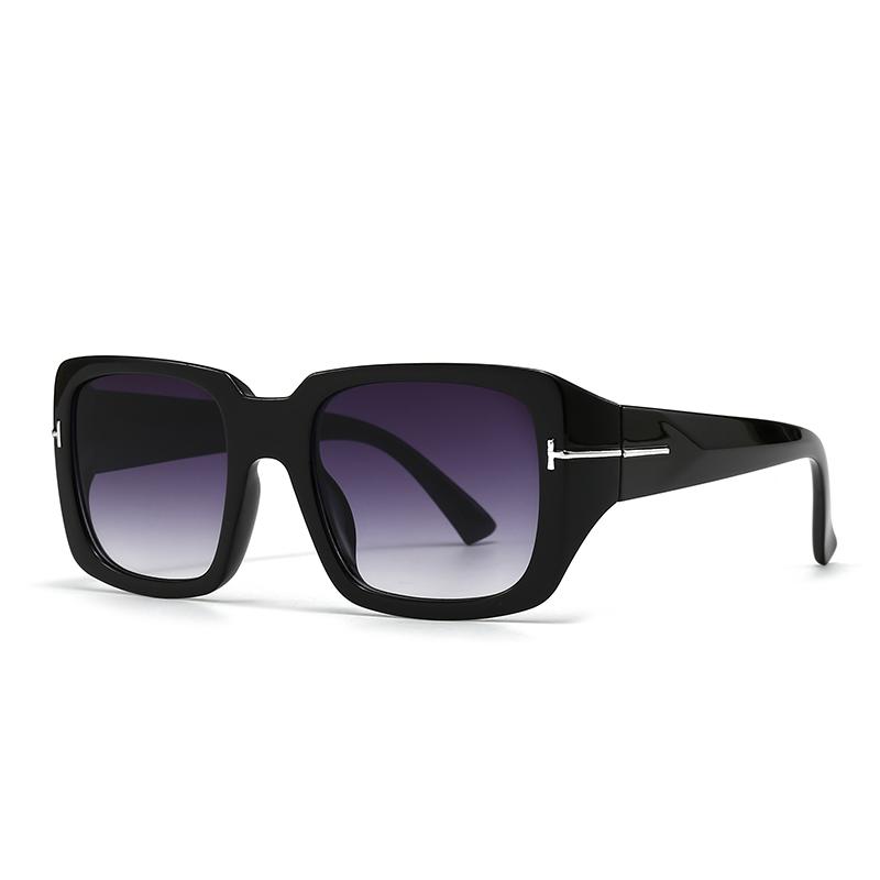 Foreign Trade Cross-Border Popular Modern Sunglasses European and American Street Photography Ins Popular Model Square Sunglasse