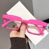 New fashion dopamine personality sweet cool glasses women's fashion trend style versatile anti-blue flat glasses men