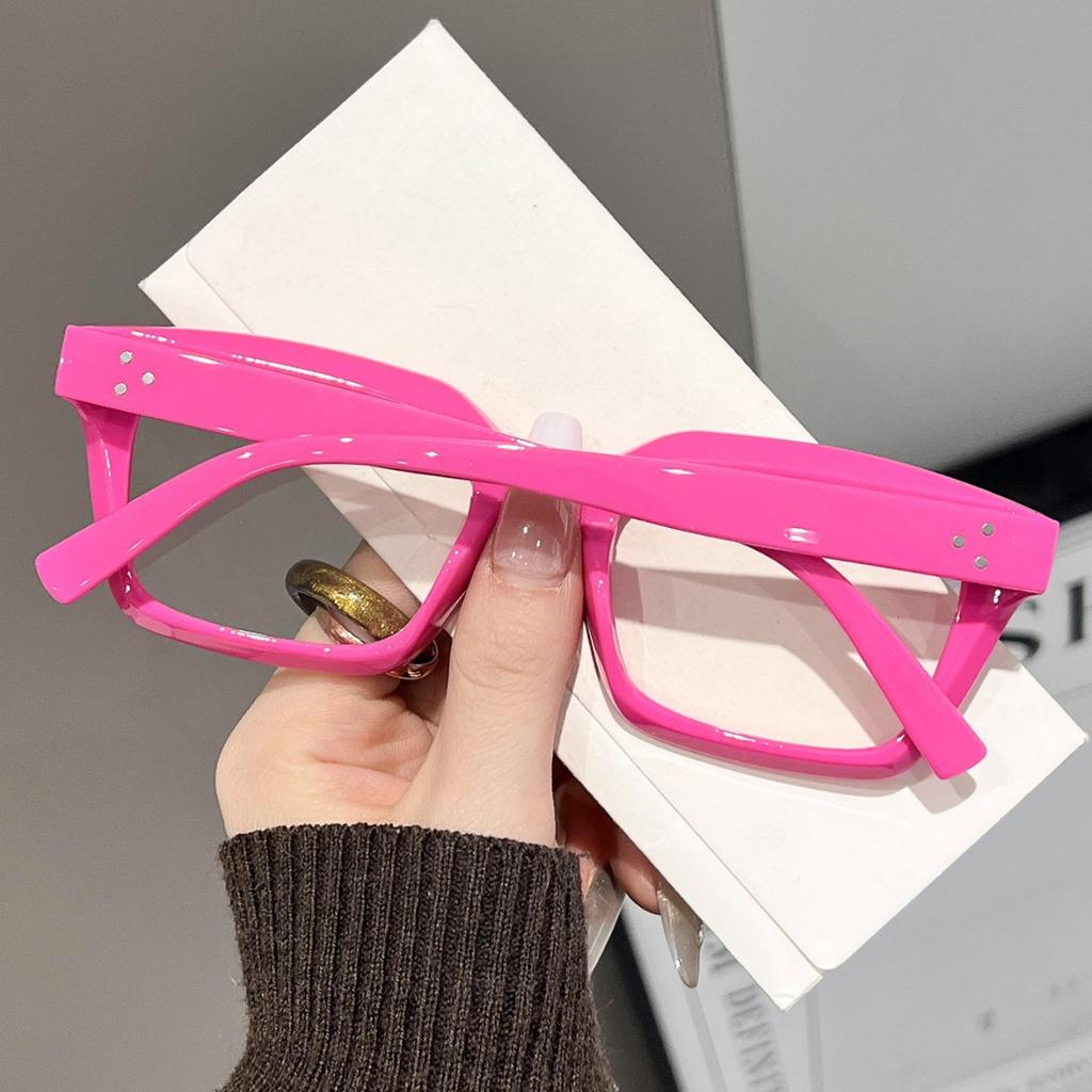 New fashion dopamine personality sweet cool glasses women's fashion trend style versatile anti-blue flat glasses men