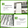 Stainless Steel Square Stool Bathroom Waterproof Shower Stool Household Thickened Anti Slip Small Chair