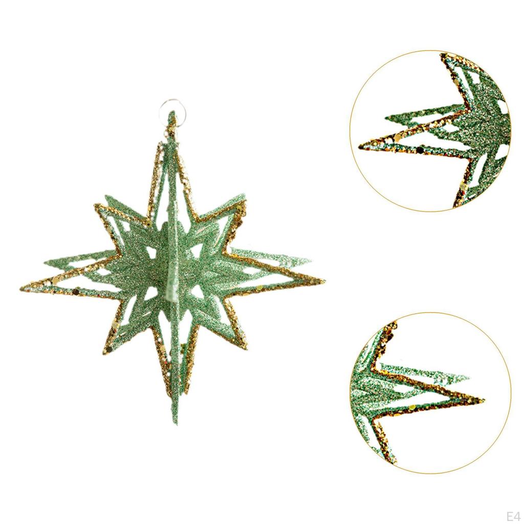 Christmas Tree Hanging Decoration Ornament Year Window Photo Prop Sequin Embellishment