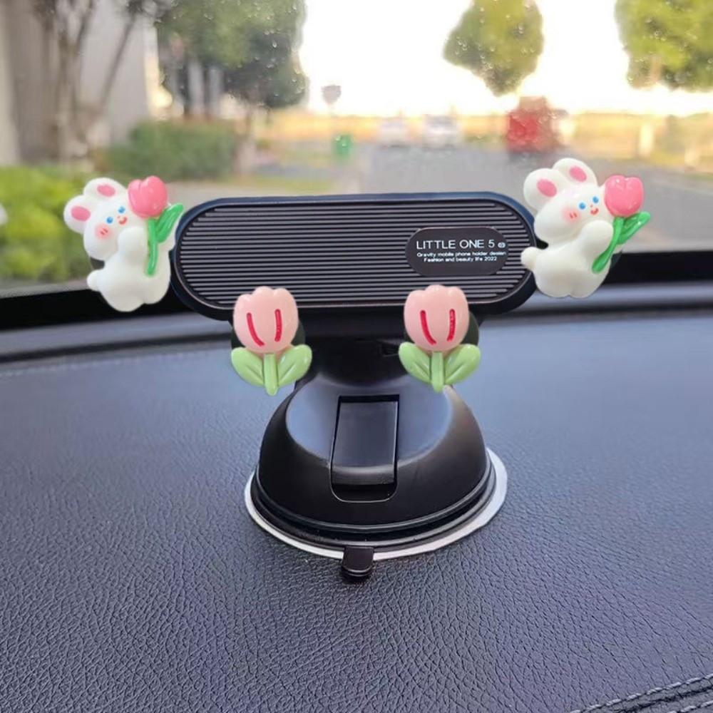 Gravity Clamp Car Phone Holder Adjustable Viewing Angle Car Mobile Holder Car Dashboard