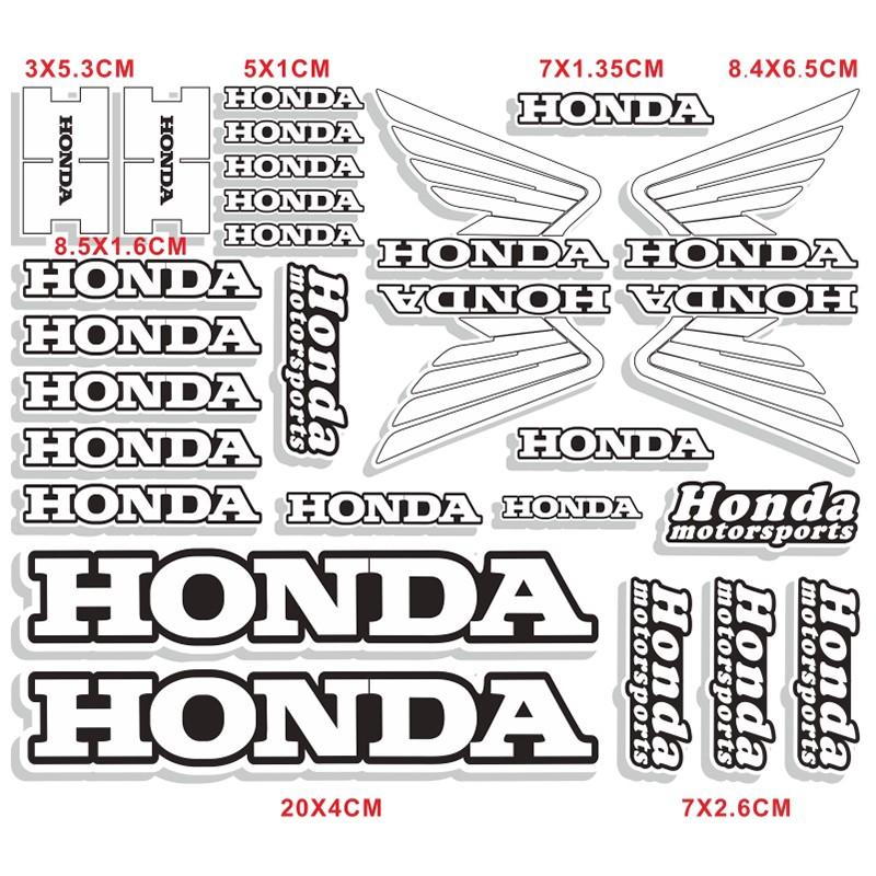 New Motorcycle Side Strip Sticker Car Styling Vinyl Decal for HONDAS Motorcycle Sticker Reflective Stickers Car Decoration akf256