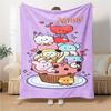 Custom Name Cute Cupcake Friends Party Blanket For Couch Bed Plush Cozy Fuzzy Blanket Super Soft Warm Blankets For Fall And Winter 091615