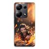 Phone Case - MANIACASE - Xiaomi Redmi Note 13 Pro 4G - Silicone - 3D Art Anime Manga - Black