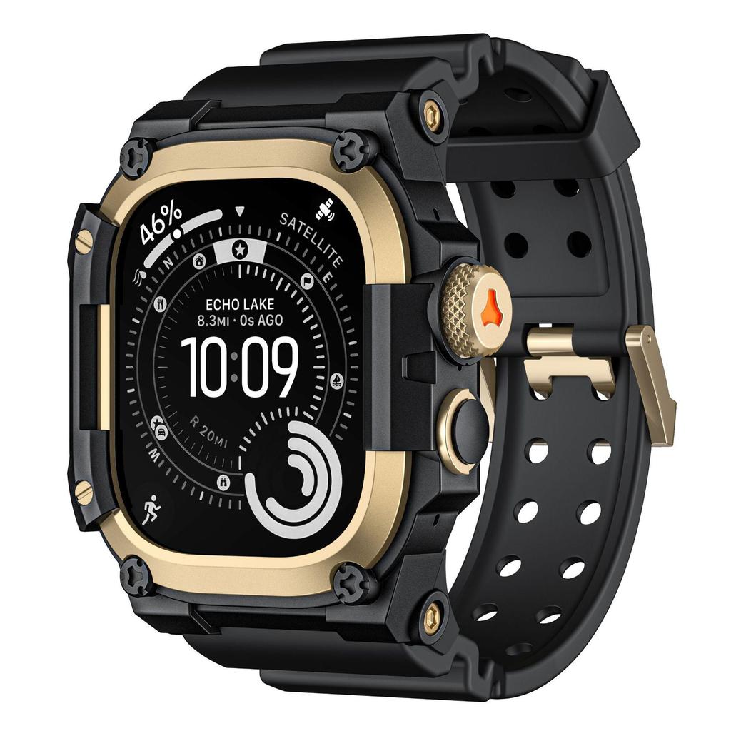 Frogman Strap: TPU & Metal Frame for Apple Watch Ultra 49mm