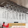 Stainless Steel Hanging Wine Glass Rack for Upside-Down Storage