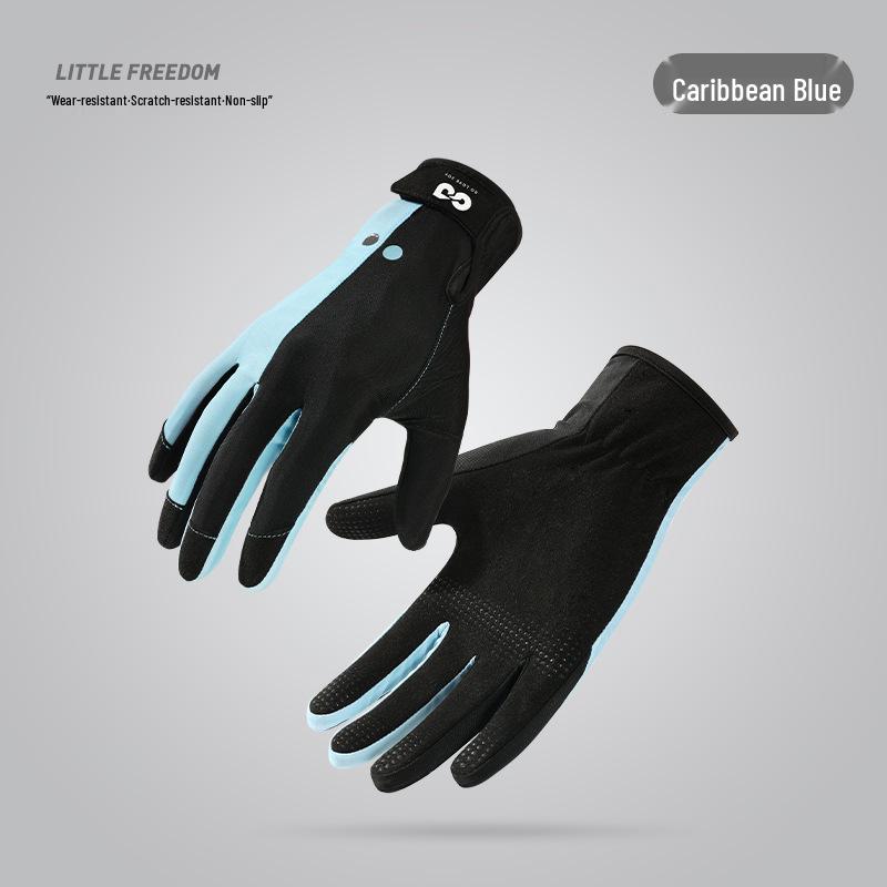 

Men s Anti-UV Summer Waterproof Gloves: Non-Slip, Wear-Resistant for Surfing, Fishing, and Diving M