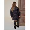 The Coffee Bean   Tea Leaf Navy Ribbon Quilting Coat Ba12ct01nv