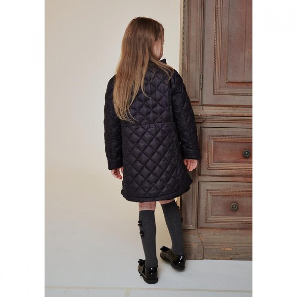 The Coffee Bean   Tea Leaf Navy Ribbon Quilting Coat Ba12ct01nv