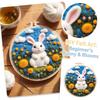 Needle Felting Kit for Beginners with Embroidery Hoop, Wool DIY Supplies, Home Decor, 101-2020