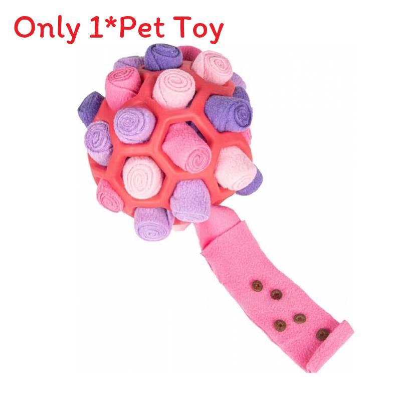 Pet Sniffing Bubble Toy With Rubber Ball Puzzle For Dogs Fun And Enrichment