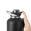 LOGOS ThermoWall Vacuum Insulated Large Ice Drink Bottle Ice Gray 81286252 Keeps Drinks Cold Ideal for and Direct - Geki-no (Type 625) D-1500ml -
