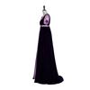 Bridgerton Inspired Gold Velvet Two-Piece Medieval Gown with Long Skirt for Stage Performance