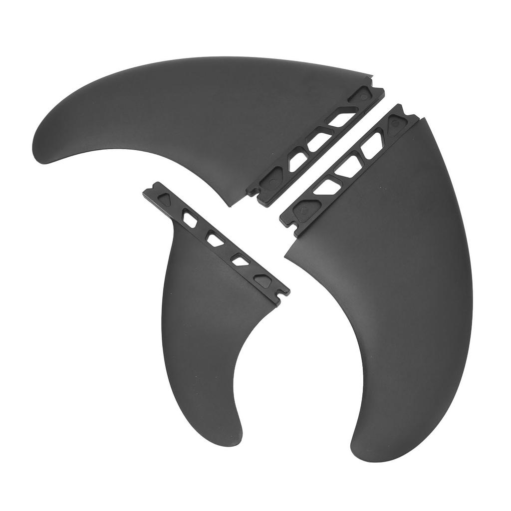3PCS Surf Fin Set Flexible Stable Lightweight Durable PVC Surfboard Fin for Inflatable Surfboards Longboard