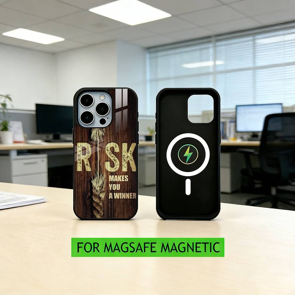 

Day Trader Trading RISK RICH Phone Case For iPhone17,16,15,14,13,12,11 Plus,Pro Magnetic For Magsafe Wireless Charging iPhone11