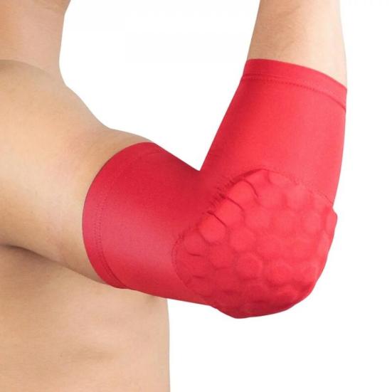 

sports arm guard with honeycomb anti-collision pressure, hand and elbow L