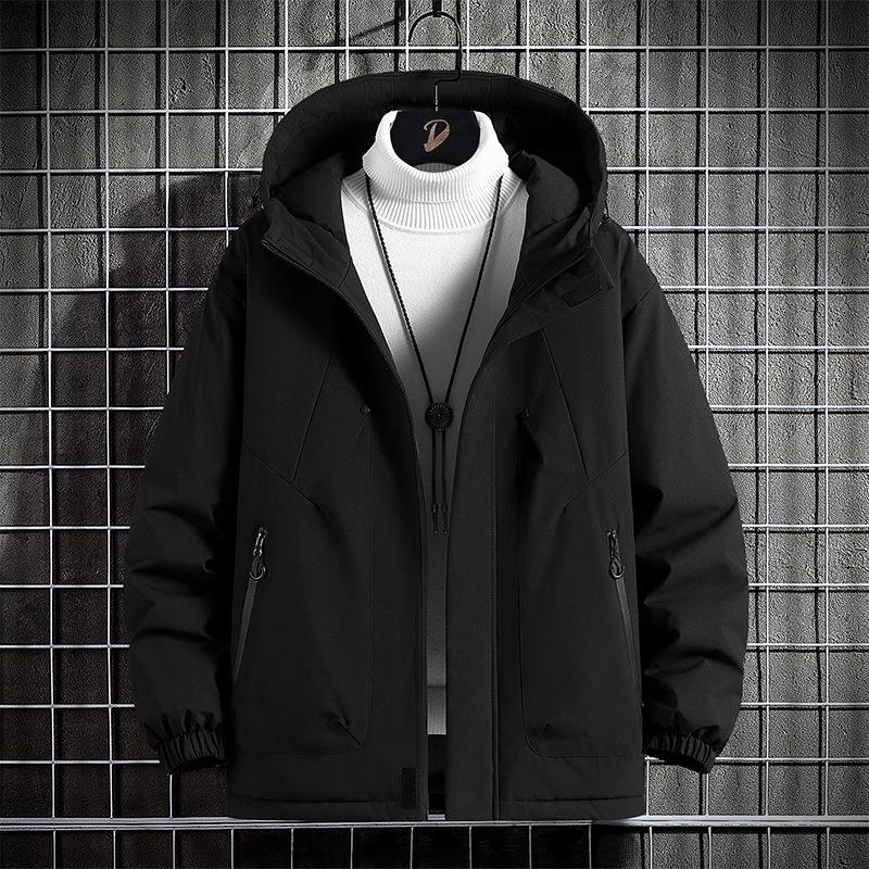 

Cotton Padded Men s Winter Plus Fat Plus Plus Size Cotton Padded Men s Thick and Warm Cotton Jacket, Winter Jacket, Outerwear for Men 8XL чорний