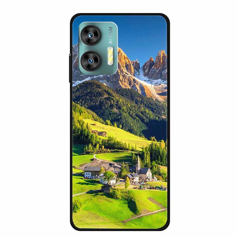 Pro Oukitel C36 C35 Pouzdro Luxusní TPU Měkké Silikonové Pouzdra na Telefon Zadní Kryt pro Oukitel C35 OukitelC36 Nárazuvzdorné Květiny Fundas