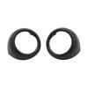 Carbon Fiber Pattern Car Accessories Dashboard Side Air Condition Outlet Circle Frame Stickers For Mercedes Benz GLC -