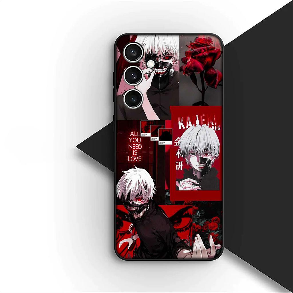 Tokyo Ghoul Ken Kaneki Silicone Cover for Samsung Galaxy S10 Lite S8 S9 Plus A33 A34 A31 70 A71 A72 Note 20 9 8 Coque Phone Case