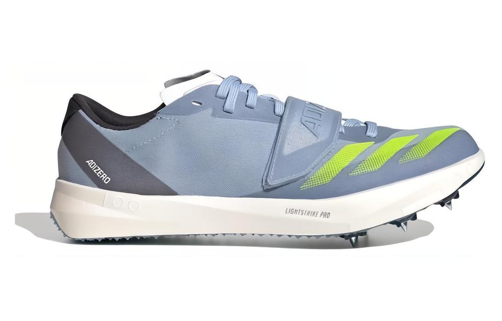adidas Adizero TJ/PV Slip Resistant, Abrasion Resistant, Breathable Low Top Running Shoes Unisex Gray HP9702