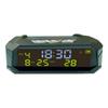 Solar Powered Car Clock Universal Multifunction Electronic Clock Wire Free
