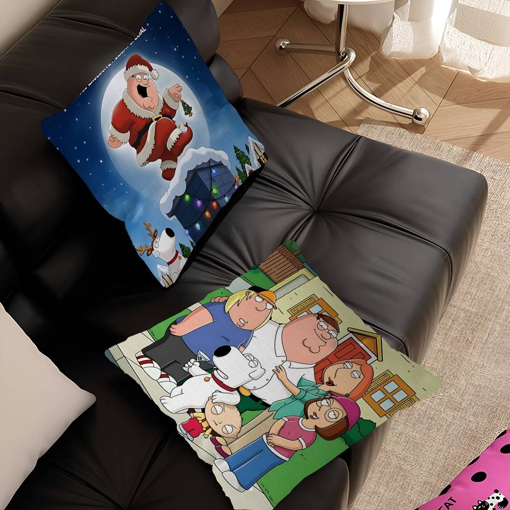 Cartoon G-Guy Cool F-Family 45*45cm Cushion Cover Pillow Cover Decor Pillowcase Home Pillowcase For Couch Pillow