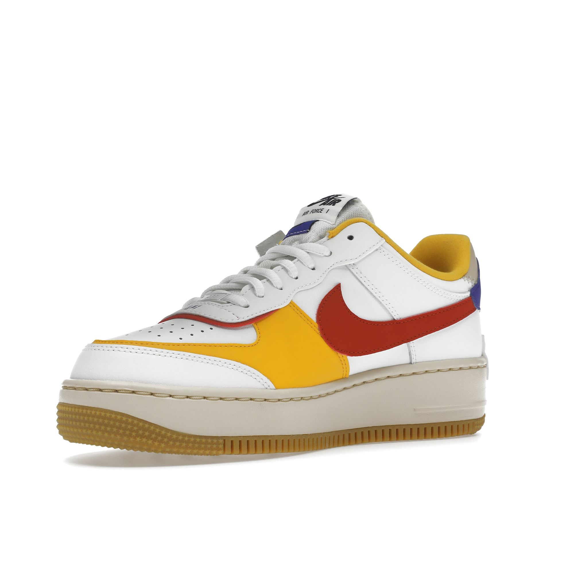 Женские кроссовки Nike Air Force 1 Shadow Multi-Color White Summit-White Neptune-Green — фото 4