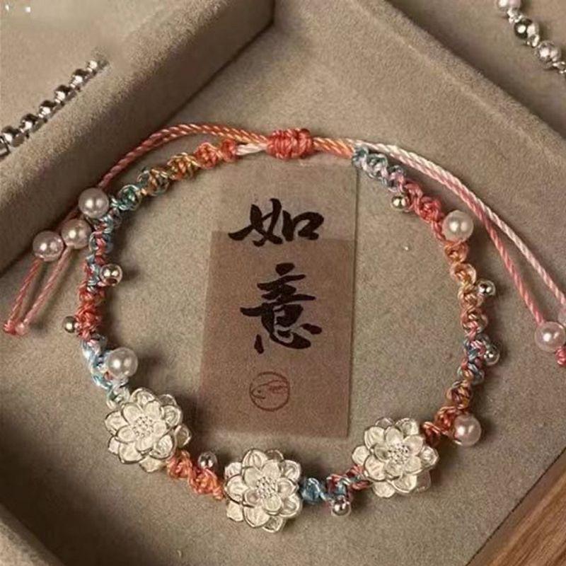 Fashion Sweet Pink Crystal Beads Bracelet for Women Men Attract Money Wealth Good Luck Bracelet Friendship Jewelry Birthday Gift