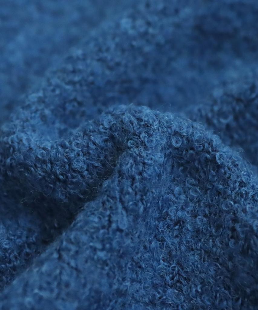 antiqua Boucle High Neck Knit One Size Black Women's Top, PN-00524, 05,