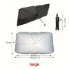 NEW Umbrella Sunshade Car Sunshade Car Sunshade Retractable Sunscreen Heat Insulation Front Windshield ParasolWindshield Sunshades 1