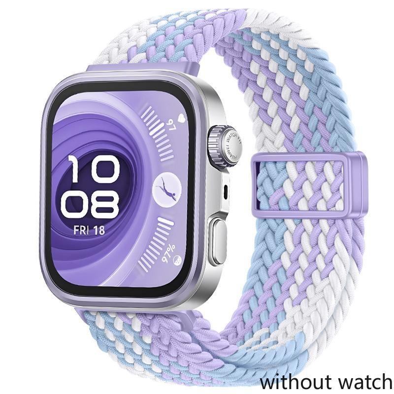 Nylon Magnetic Strap for Huawei Watch Fit 4/3 Braided Breathable for Huawei Watch Fit 4 Pro Sport Bracelet Watchband Accessories
