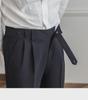 British Men's Casual Retro Anti-Wrinkle Nine-Point Trousers