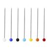 50 Pcs Craft Positioning Pins Straight Pins Sewing Pins Quilting Pins Colourful Fabric Pins for Craft Sewing Decorating