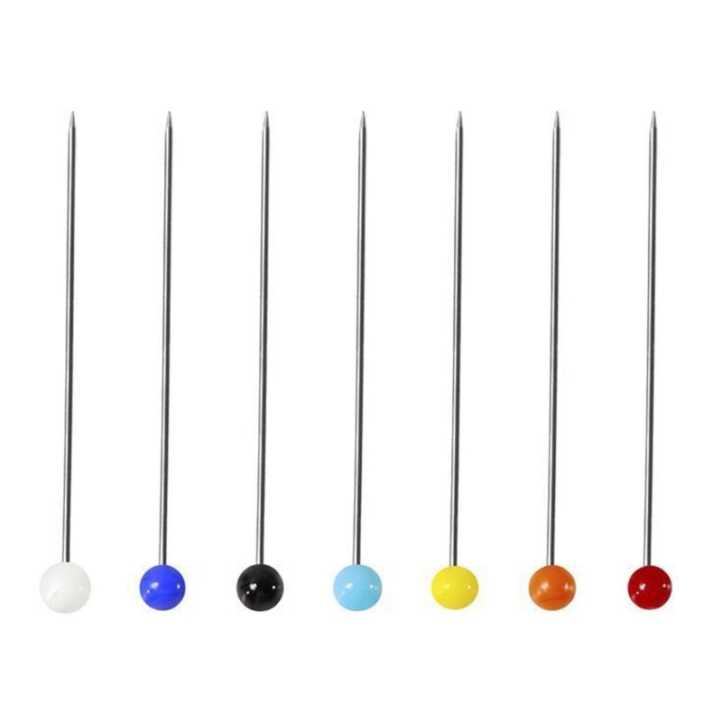 50 Pcs Craft Positioning Pins Straight Pins Sewing Pins Quilting Pins Colourful Fabric Pins for Craft Sewing Decorating